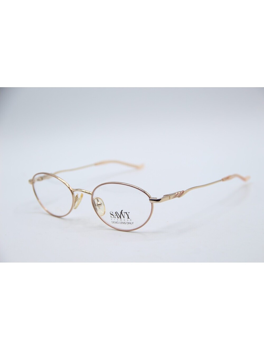 Savvy 301 Brn/Gld Brown Gold Authentic Eyeglasses 50-18